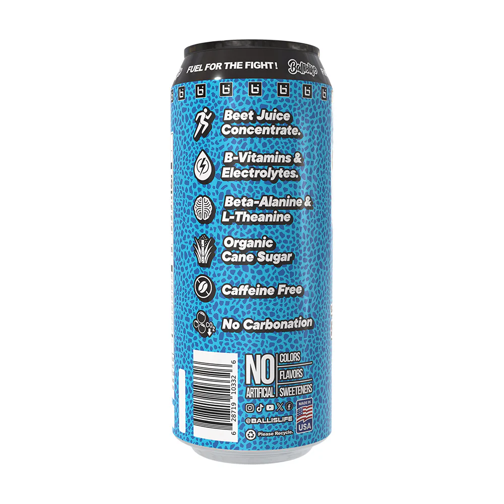 Ballislife Hydration Sports Drink (6-Pack) in Fruit Punch Fusion - Image 3