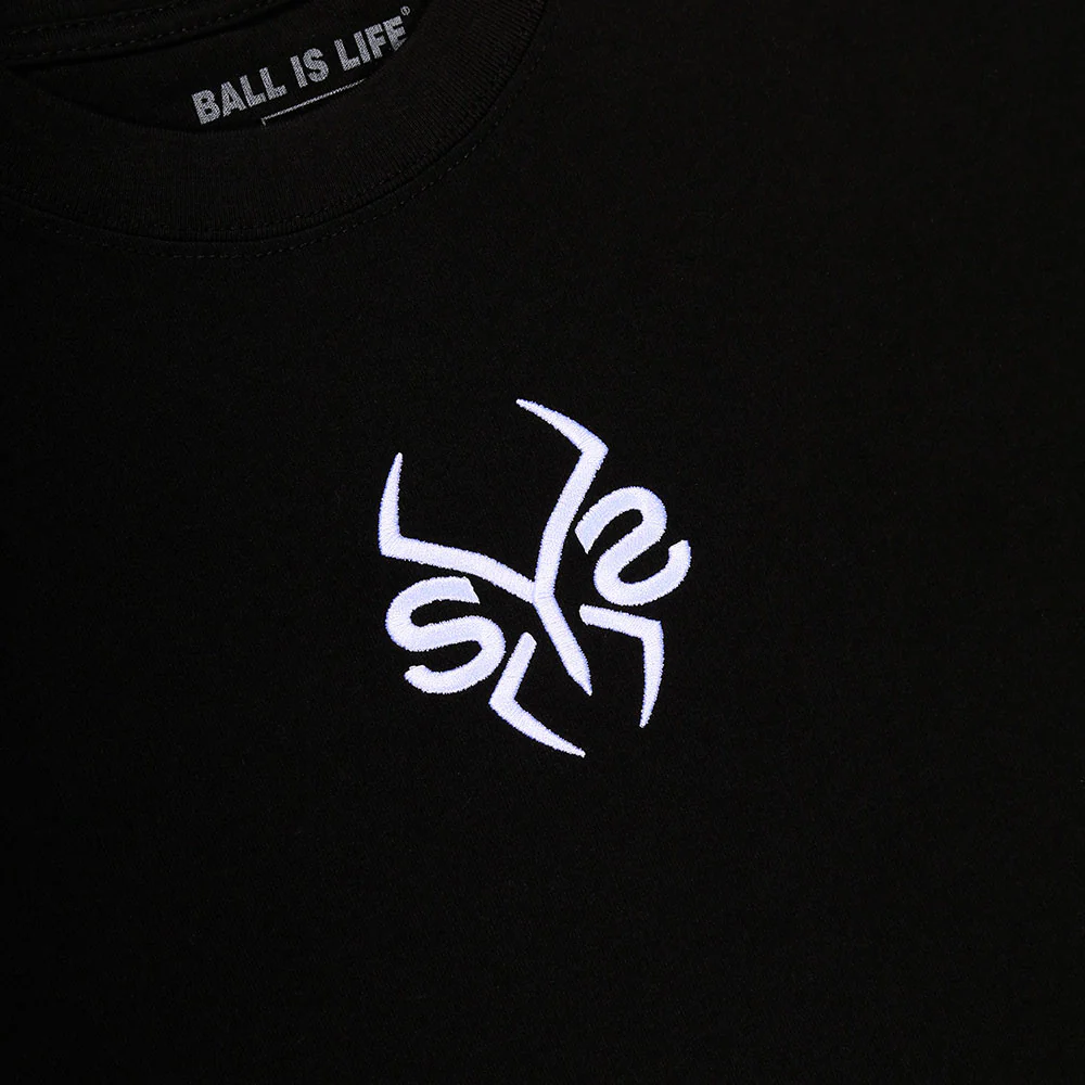 Black Ghost x BIL Cropped Tee in Black - Image 2