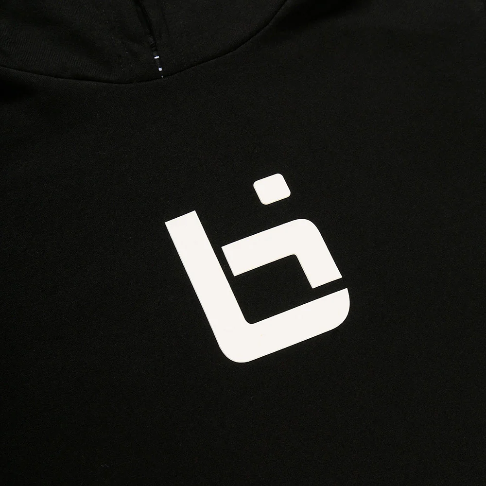 FT1 B Logo Hoodie in Black - Image 2