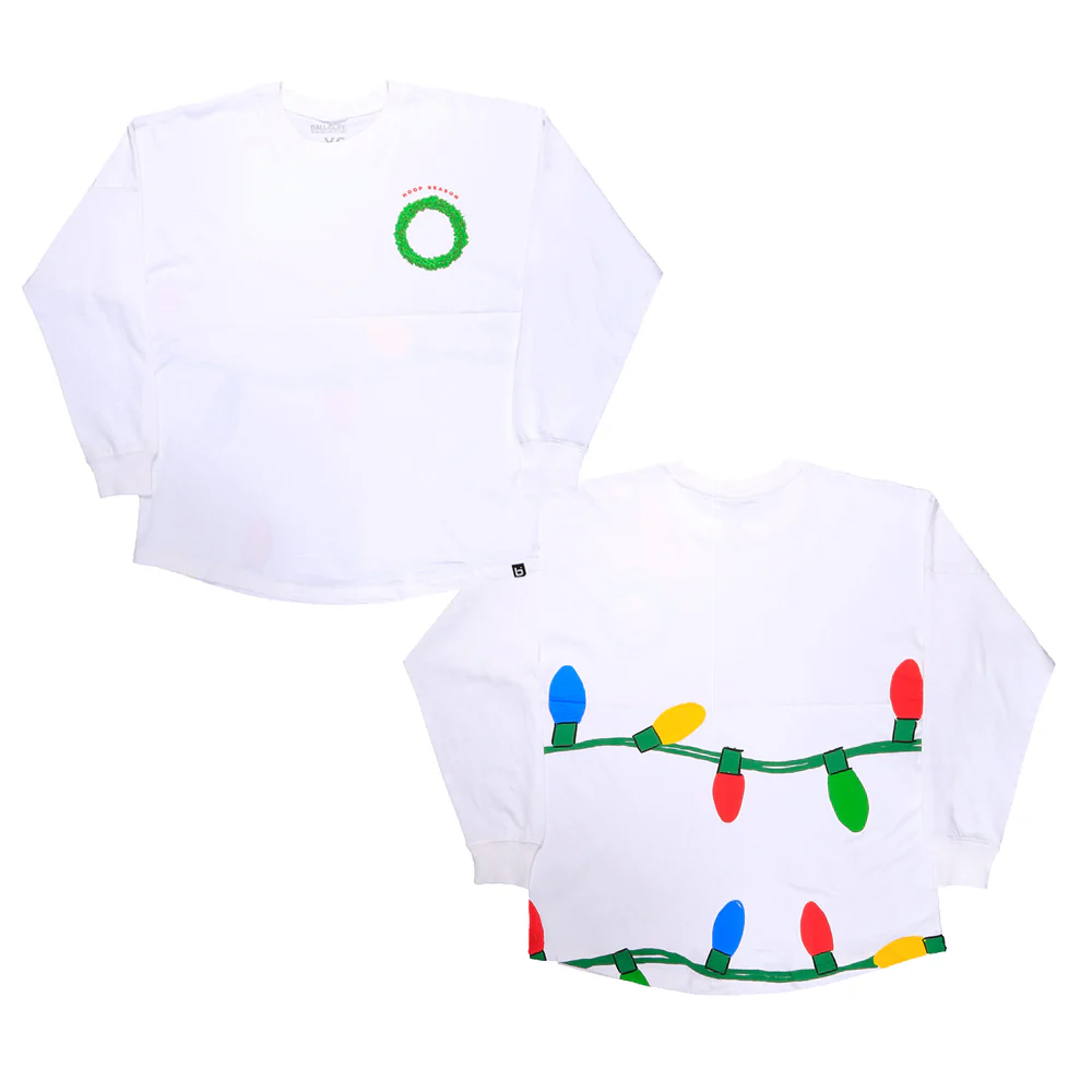 Hoop Season Holiday L/S Tee