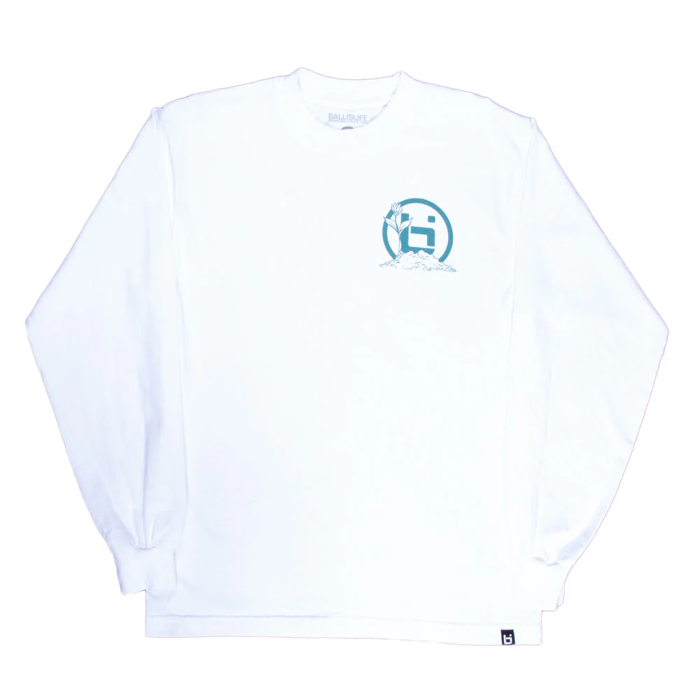 New Beginnings L/S Tee in White - Image 2
