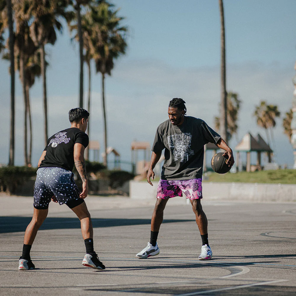 P2 Performance Shorts in Pink - Image 4