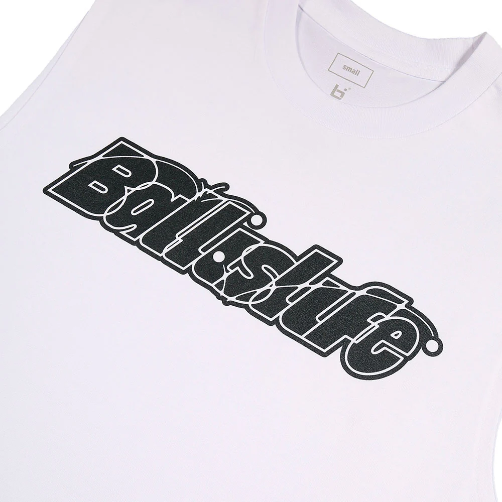 Pick Up Sleeveless Tee in White - Image 2